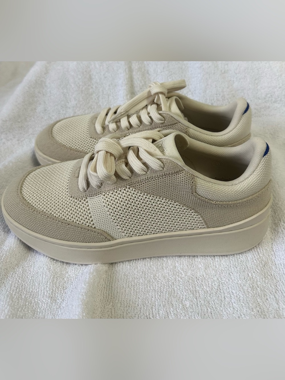 Rothy's Court Sneaker in Sand Dune